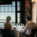 Oak Bay Beach Hotel Couple Dining